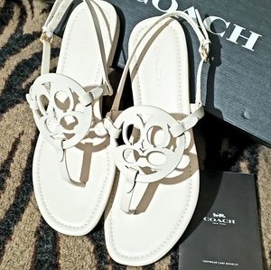 Coach Jaci Leather Sandal